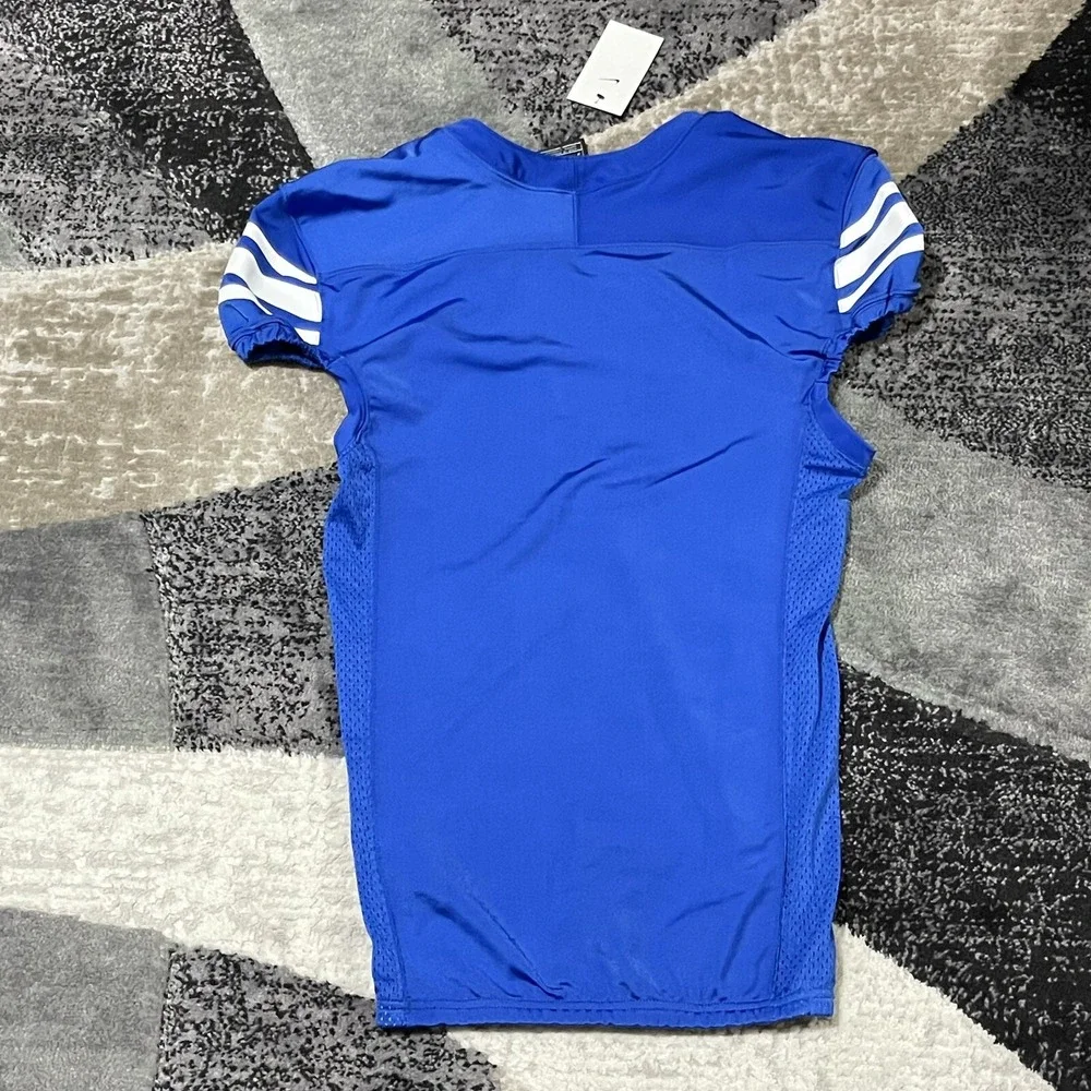 Nike Vapor Pro Practice‎ Football Jersey Blank  Men Medium Blue CI3767-494 NEW